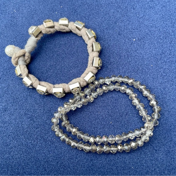 Bracelet set of 3, rhinestone bracelet - Picture 4 of 5